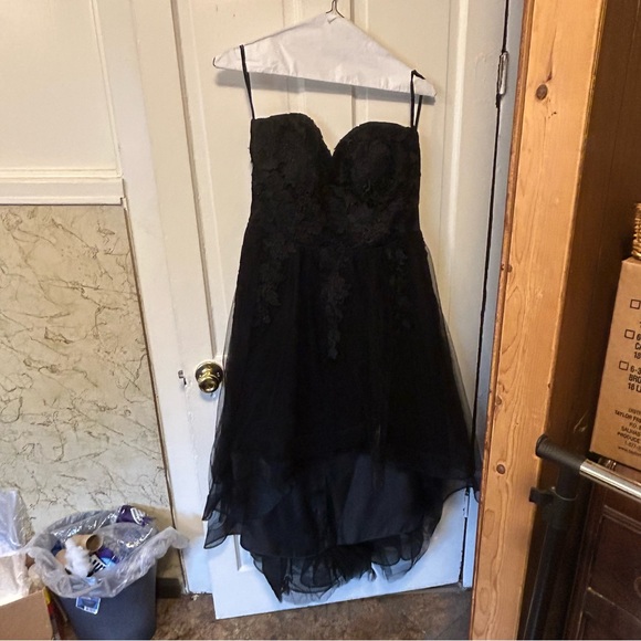 High-Low Tulle Unique Homecoming Dress - Picture 5 of 6